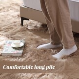 ORINOVA Fluffy Vachtvorm Vloerkleed Beige 60 x 180 cm