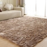 ORINOVA Fluffy Vachtvorm Vloerkleed Beige 60 x 180 cm