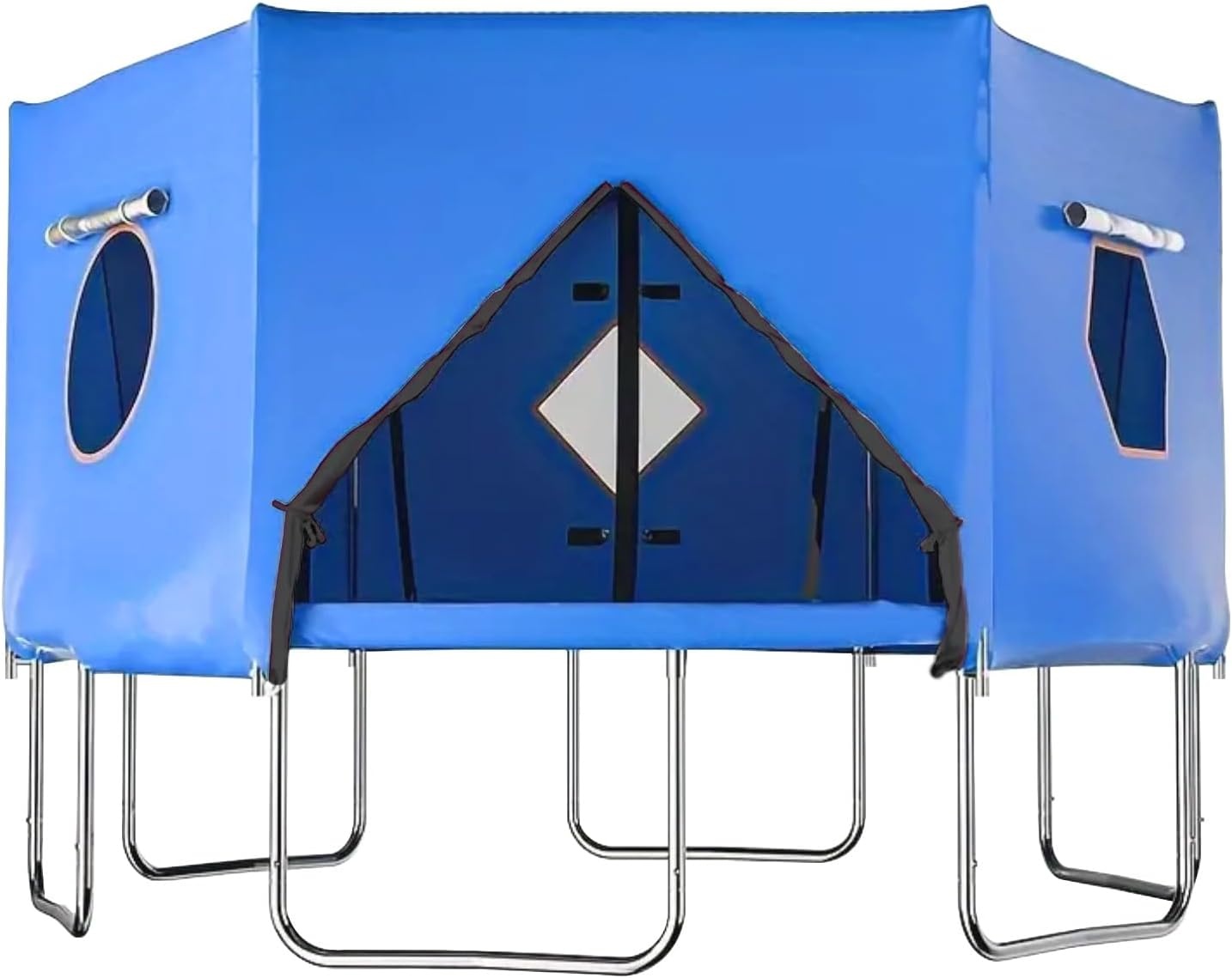 Trampoline Overkapping 427 cm Blauw - 54% Korting!