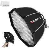 120cm Softbox Zilver met Grid | Snelle Opbouw & Flexibel Gebruik