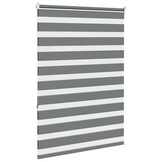 Donkergrijs Zebra Rolgordijn 95x150 cm - 32% Korting