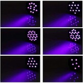 72W UV Blacklight DMX Spotlight met Afstandsbediening - 34% Korting