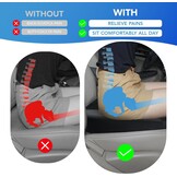 Ergonomisch Traagschuim Autostoelkussen - 59% Korting