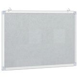 vidaXL Whiteboard magnetisch 40x30x1,7 cm aluminium