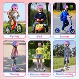 Kinderhelm Kleurverloop Roze-Paars-Groen | Maat S | Skateboard & Fiets | 33% Korting