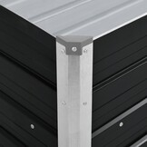 Verhoogde Plantenbak 100x40x45cm Antraciet Staal - 56% Korting!