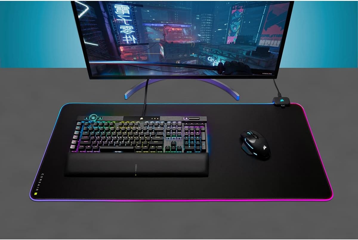 RGB Gaming Muismat XL 930x400mm, 4mm dik - 53% Korting