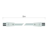 Antennekabel 15m Dubbel Afgeschermd - 56% Korting