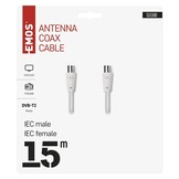 Antennekabel 15m Dubbel Afgeschermd - 56% Korting