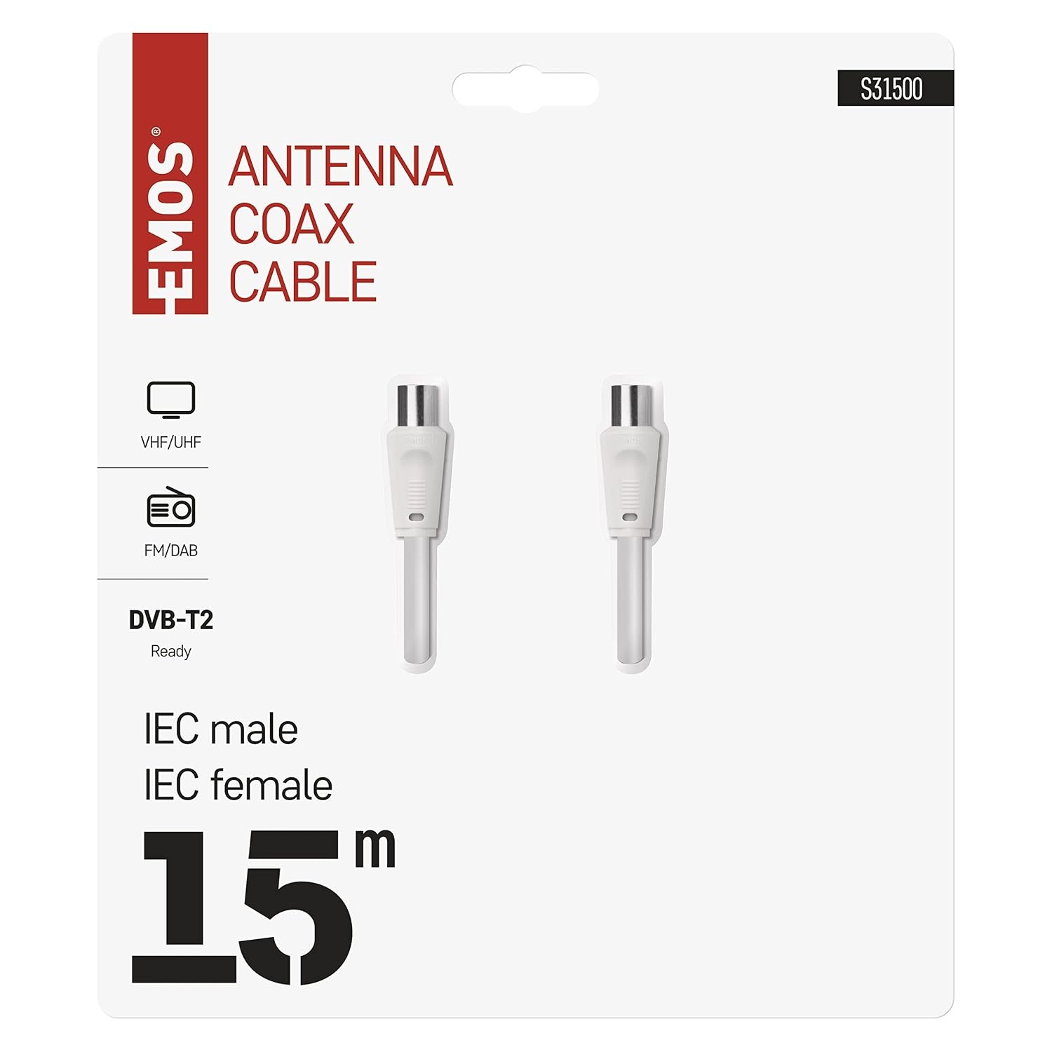 Antennekabel 15m Dubbel Afgeschermd - 56% Korting