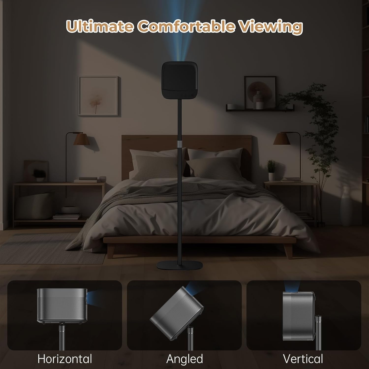 Projectorstandaard Metaal 50-125 cm Verstelbaar 360° Draaibaar - 74% Korting