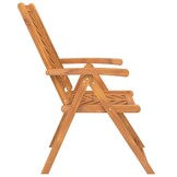 vidaXL Tuinstoelen 3x Verstelbaar Massief Acaciahout - 35% Korting
