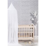 Klamboe Ledikantsluier Babybed Wit Vintage 205cm - 56% Korting