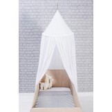 Klamboe Ledikantsluier Babybed Wit Vintage 205cm - 56% Korting