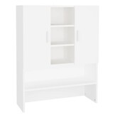 VidaXL Wasmachinekast Wit - 70,5x25,5x90 cm | 53% Korting