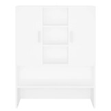 VidaXL Wasmachinekast Wit - 70,5x25,5x90 cm | 53% Korting