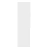 VidaXL Wasmachinekast Wit - 70,5x25,5x90 cm | 53% Korting