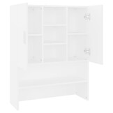 VidaXL Wasmachinekast Wit - 70,5x25,5x90 cm | 53% Korting