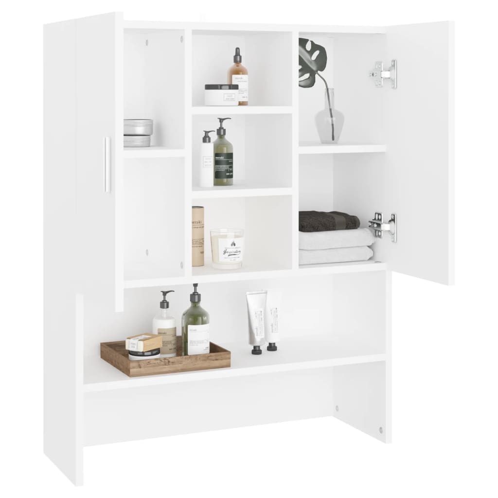 VidaXL Wasmachinekast Wit - 70,5x25,5x90 cm | 53% Korting