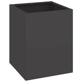 Zwarte Tuin Bloempot 32x32x40cm Koudgewalst Staal - 34% Korting!
