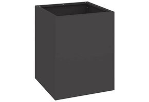Zwarte Tuin Bloempot 32x32x40cm Koudgewalst Staal - 34% Korting!