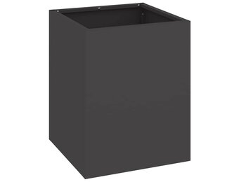 Zwarte Tuin Bloempot 32x32x40cm Koudgewalst Staal - 34% Korting!
