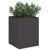 Zwarte Tuin Bloempot 32x32x40cm Koudgewalst Staal - 34% Korting!