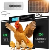 Automatisch Kippenhokdeurtje XL Zonne-energie - Zwart - 53% Korting