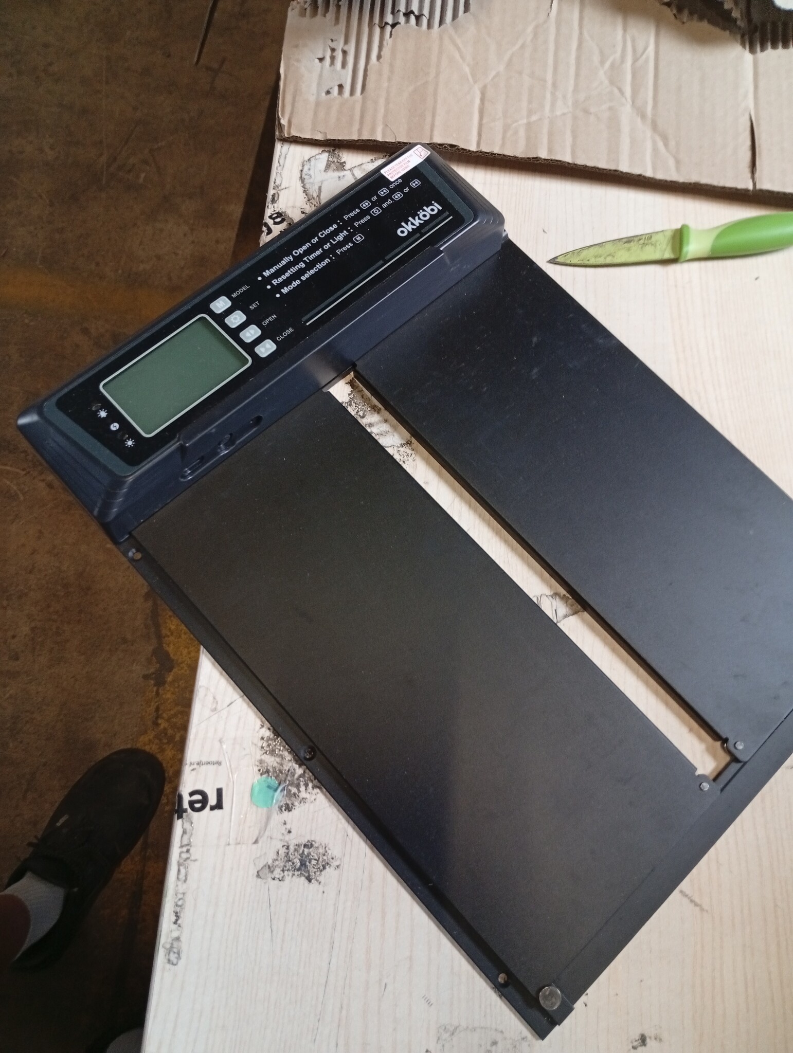 Automatisch Kippenhokdeurtje XL Zonne-energie - Zwart - 53% Korting