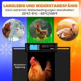Automatisch Kippenhokdeurtje XL Zonne-energie - Zwart - 53% Korting