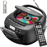 KLIM CD/Cassette Speler met Bluetooth & Radio - 53% Korting