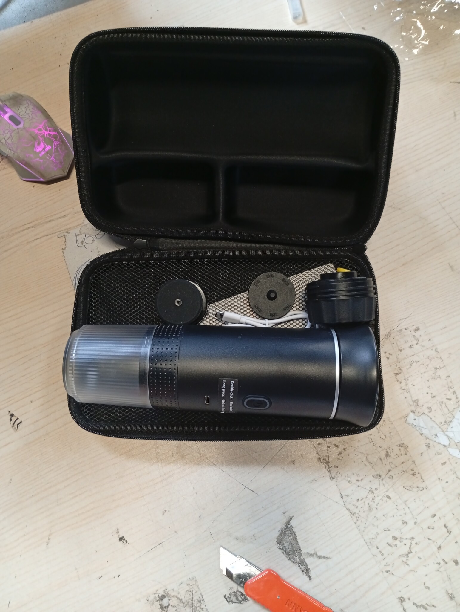 Draagbare Espressomachine met 58% Korting - USB-Oplaadbaar