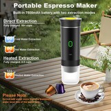 Draagbare Espressomachine met 58% Korting - USB-Oplaadbaar