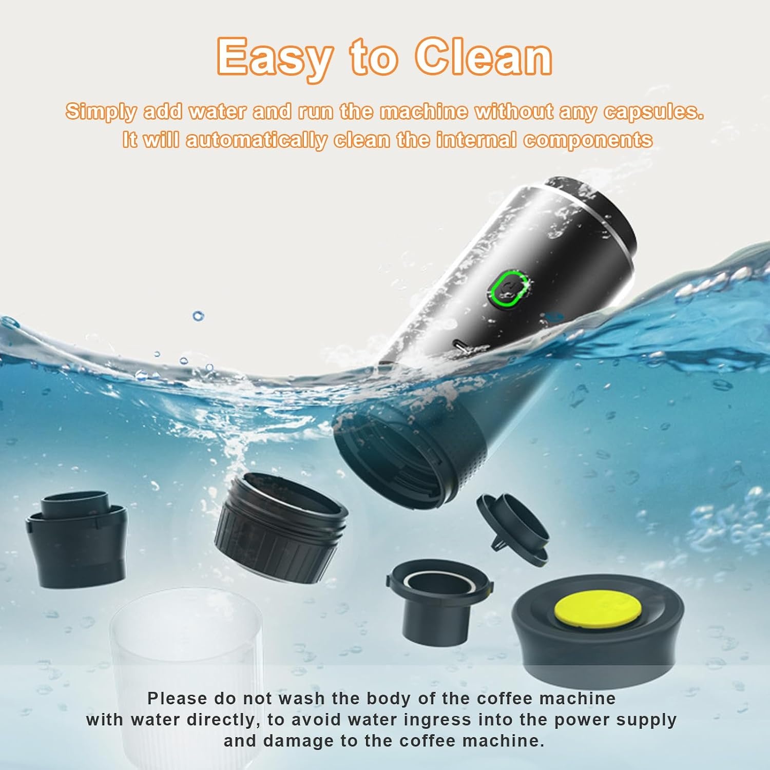 Draagbare Espressomachine met 58% Korting - USB-Oplaadbaar