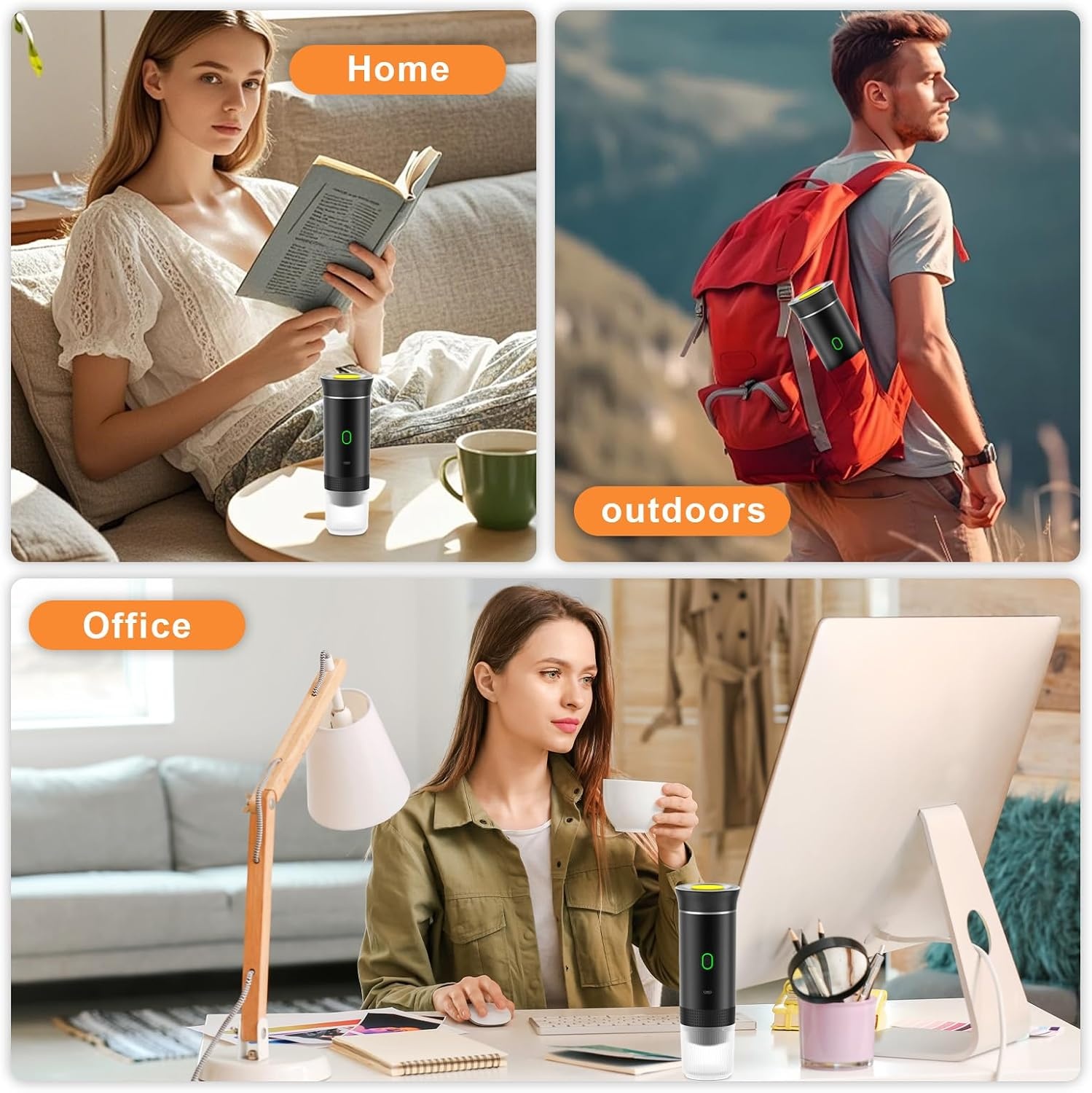 Draagbare Espressomachine met 58% Korting - USB-Oplaadbaar