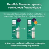 PHILIPS Avent Glazen Natural Response-babyfles - 2 Babymelkflessen van 240ml, BPA-vrij voor pasgeboren baby's van 1 maand en ouder (Model SCY933/02)