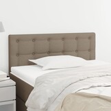 Hoofdbord Stof Taupe 90x5x78/88 cm - 59% Korting