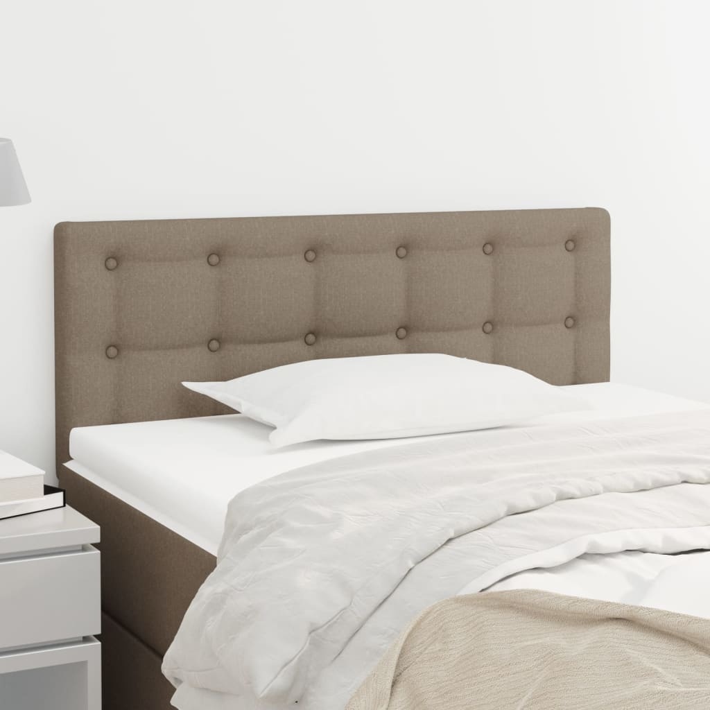 Hoofdbord Stof Taupe 90x5x78/88 cm - 59% Korting