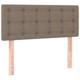 Hoofdbord Stof Taupe 90x5x78/88 cm - 59% Korting