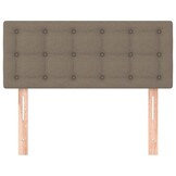 Hoofdbord Stof Taupe 90x5x78/88 cm - 59% Korting