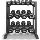 Verstelbaar Halterrek (3 Niveaus) - 499 kg Capaciteit - 61% Korting
