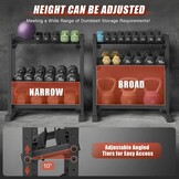 Verstelbaar Halterrek (3 Niveaus) - 499 kg Capaciteit - 61% Korting