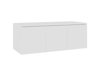 Tv-meubel 80x34x30 cm bewerkt hout wit (53% korting)
