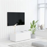 Tv-meubel 80x34x30 cm bewerkt hout wit (53% korting)