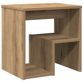 Nachtkastje 40x30x40cm Bewerkt Hout Artisanaal Eiken - 33% Korting