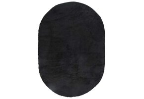 Hoogpolig Vloerkleed NAVARRA 300x200cm Zwart - 74% Korting