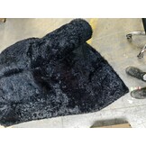 Hoogpolig vloerkleed NAVARRA 300x200 cm Zwart - 72% Korting