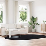 Hoogpolig vloerkleed NAVARRA 300x200 cm Zwart - 72% Korting