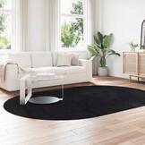 Hoogpolig vloerkleed NAVARRA 300x200 cm Zwart - 72% Korting