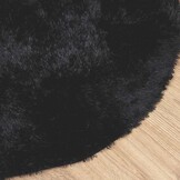 Hoogpolig vloerkleed NAVARRA 300x200 cm Zwart - 72% Korting